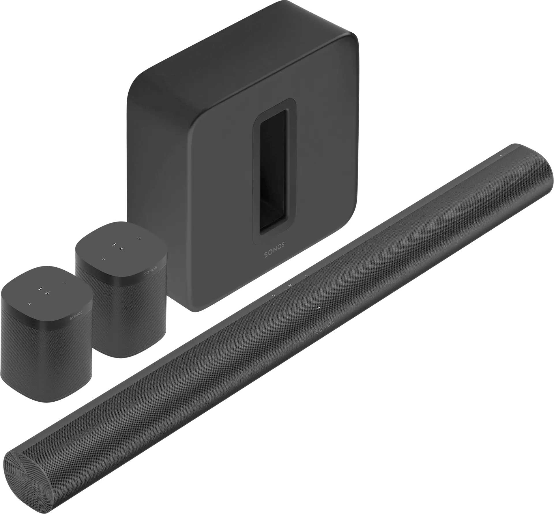 Sonos Arc / Sub / 2 - One SL Speaker Kit - Black
